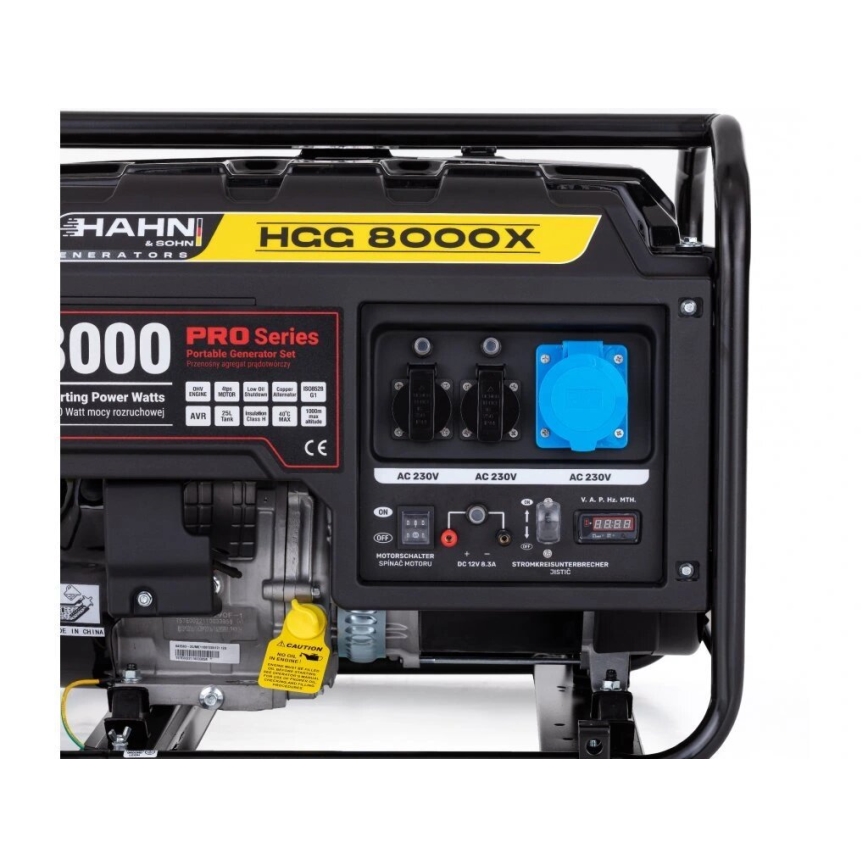 Hahn & Sohn 7410 - Agregat prądotwórczy benzynowy HGG 8000X 6500W