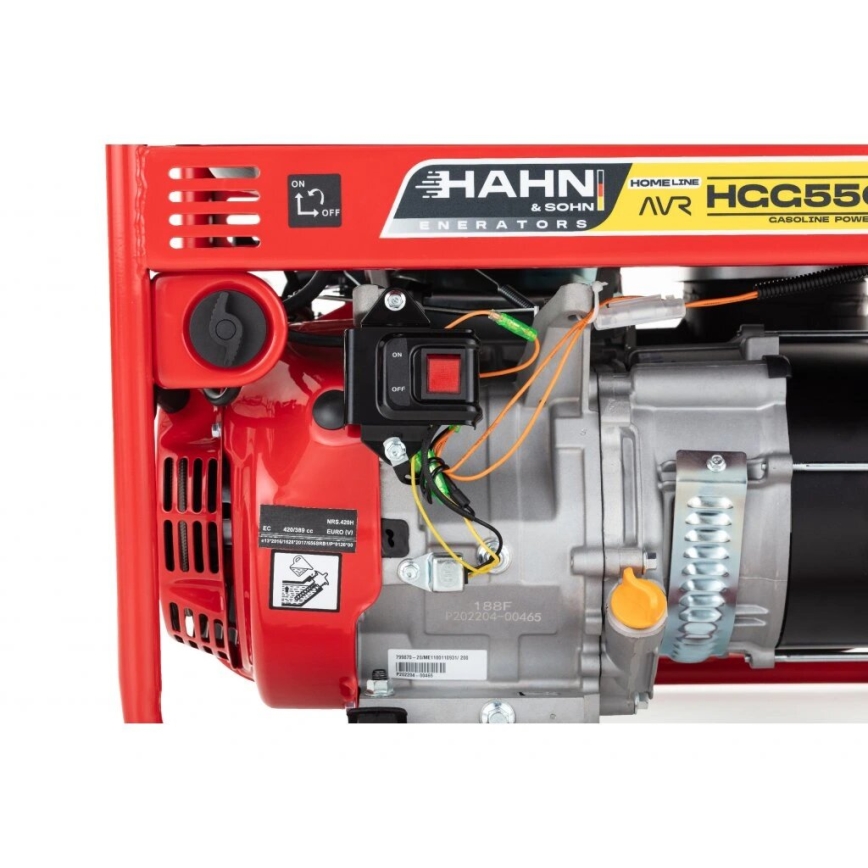 Hahn & Sohn 9178 - Agregat prądotwórczy benzynowy HGG 5500 X-H 5500W