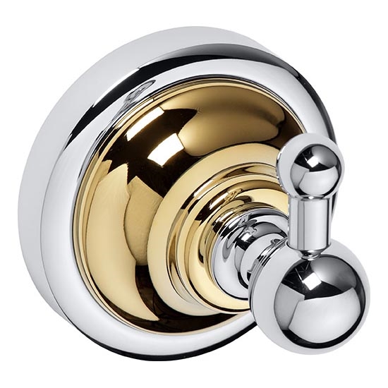 Hak 6,5x6,5 cm srebrny/złoty