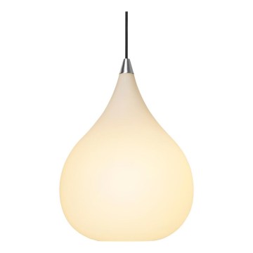 Halo Design 407931 - Lampa wisząca na przewodzie DROPS 1xE27/40W/230V Ø 30 cm biały/matowy chrom