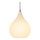 Halo Design 407931 - Lampa wisząca na przewodzie DROPS 1xE27/40W/230V Ø 30 cm biały/matowy chrom