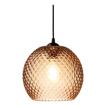 Halo Design 718368 - Lampa wisząca na lince NOBB 1xE27/40W/230V przydymiony brąz