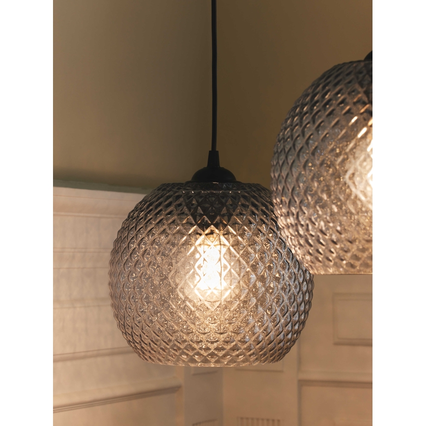 Halo Design 718436 - Lampa wisząca na linkę NOBB 1xE27/40W/230V Ø 22 cm przezroczysta