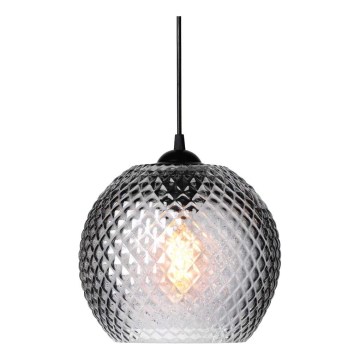 Halo Design 718443 - Lampa wisząca na przewodzie NOBB 1xE27/40W/230V dymny szary