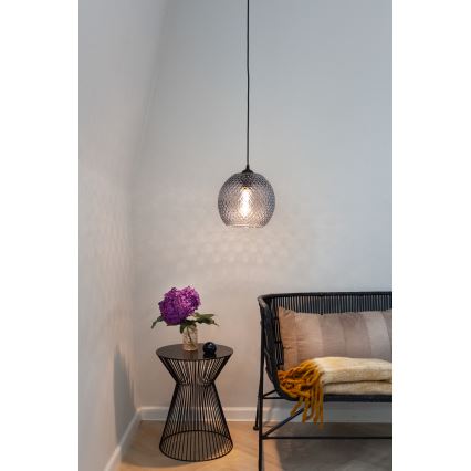 Halo Design 718443 - Lampa wisząca na przewodzie NOBB 1xE27/40W/230V Ø 22 cm przydymiona szara
