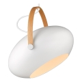 Halo Design 734375 - Lampa wisząca na przewodzie DC 1xE27/40W/230V Ø 40 cm biała/dąb