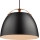 Halo Design 734887 - Lampa wisząca na lince OSLO 1xE27/40W/230V śr. 40 cm czarny/dąb