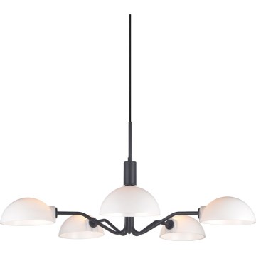 Halo Design 740369 - Lampa wisząca na przewodzie KJOBENHAVN 5xG9/28W/230V średnica 50 cm czarna