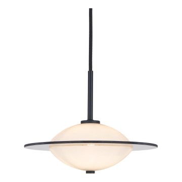 Halo Design 743582 - Lampa wisząca ORBIT na lince 1xG9/7W/230V, śr. 24 cm, biały/czarny/dymny szary