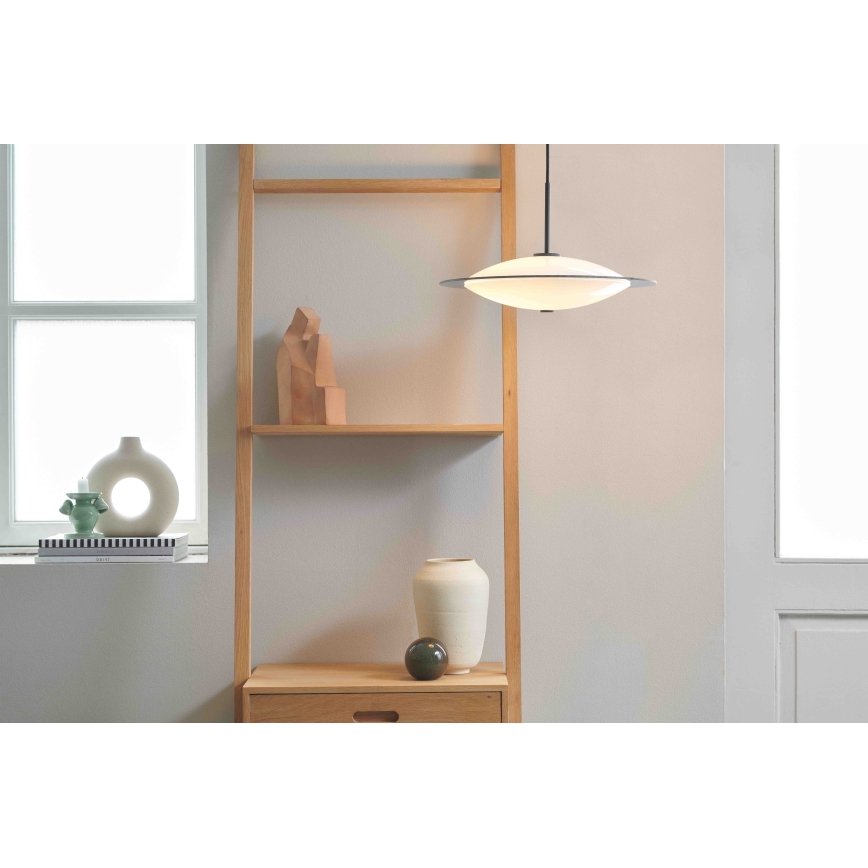 Halo Design 743629 - Żyrandol na linkach ORBIT 3xG9/7W/230V śr. 40 cm biały/mosiężny/przydymiony szary