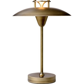 Halo Design 746149 - LED ściemniana zewnętrzna ładowalna lampa stołowa MINI STEPP LED/1,8W/1600 mAh IP44 mosiądz