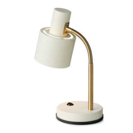 Halo Design 746910 - Lampa stołowa VOGUE 1xE27/40W/230V kremowa/mosiężna