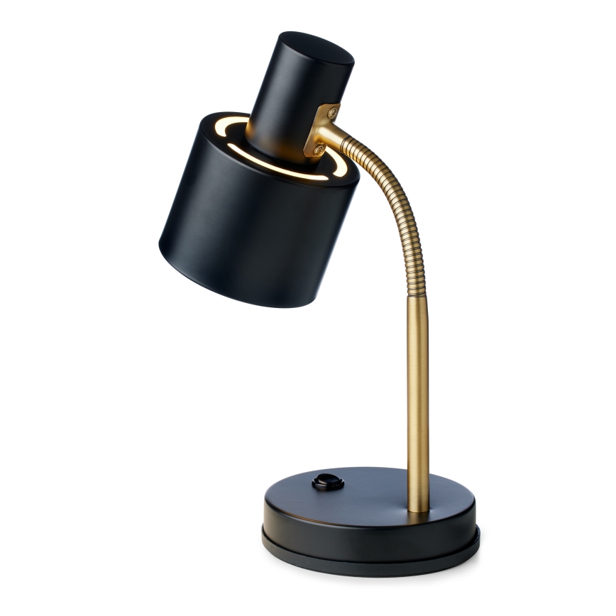 Halo Design 746927 - Lampa stołowa VOGUE 1xE27/40W/230V czarna/mosiądz