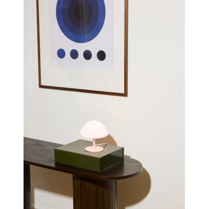 Halo Design 747047 - Lampa stołowa CANDY MINI MUSH 1xG9/25W/230V Ø 17 cm różowa