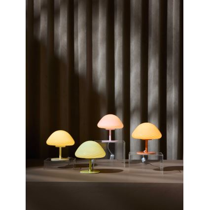 Halo Design 747047 - Lampa stołowa CANDY MINI MUSH 1xG9/25W/230V Ø 17 cm różowa