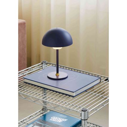 Halo Design 747603 - ściemnialna ładowalna lampa stołowa LED MOON LIGHT LED/2,7W/2600 mAh niebieska