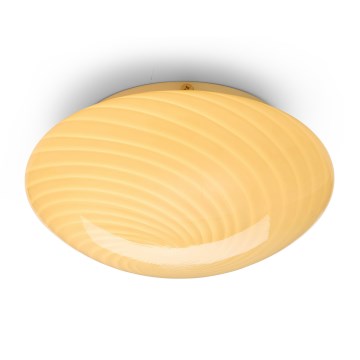 Halo Design 748693 - Lampa sufitowa CANDY 1xE27/40W/230V śr. 30 cm beżowa/mosiądz