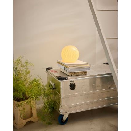 Halo Design 748808 - Lampa stołowa CANDY 1xE14/25W/230V Ø 20 cm beżowa