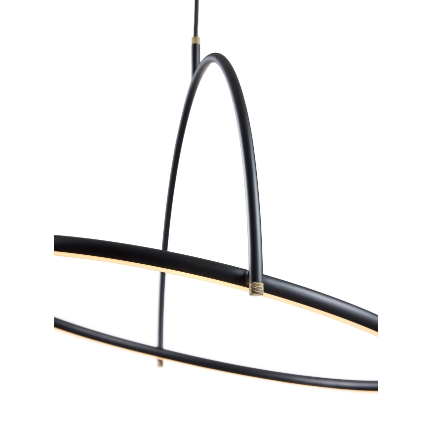 Halo Design 749539 - LED ściemnialny żyrandol na lince TILT LED/40W/230V śr. 40 cm czarny