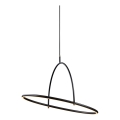 Halo Design 749546 - Ściemnialna lampa wisząca na lince TILT LED/40W/230V o średnicy 60 cm, czarna