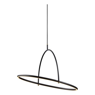 Halo Design 749546 - Ściemnialna lampa wisząca na lince TILT LED/40W/230V o średnicy 60 cm, czarna