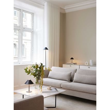 Halo Design 800803 - Ściemniana, ładowalna zewnętrzna lampa stołowa HYGGE LED/3W/4000 mAh IP54 czarna