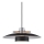 Halo Design 990259 - Żyrandol na lince SORUP 1xE27/40W/230V śr. 40 cm czarny/błyszczący chrom