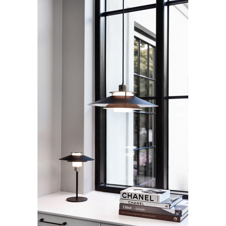 Halo Design 990785 - Lampa wisząca na lince RIVOLI 1xE27/40W/230V śr. 40 cm czarna/miedziana
