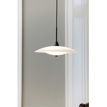 Halo Design 991294 - Lampa wisząca na linkach BARONI 2xG9/18W/230V śr. 35 cm biała/czarna