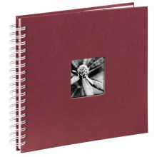 Hama - Album na zdjęcia na spirali 28x24 cm 50 stron czerwony