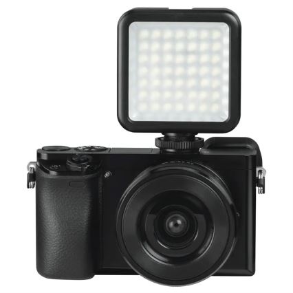 Hama - LED Ściemnialne oświetlenie do telefonów, aparatów i kamer video LED/5,5W/2xAA