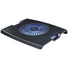 Hama - Podkładka chłodząca do laptopa 1x fan USB czarna