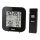 Hama - Stacja meteorologiczna z wyświetlaczem LCD i budzikiem 2xAA + 2xAAA czarny