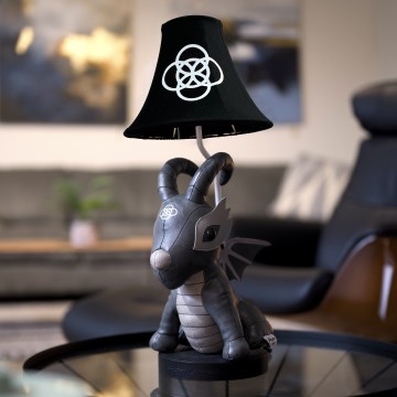 Happy Lamps - LED Dziecięca lampa stołowa BLACK DRAGOON LED/5,4W/230V smok