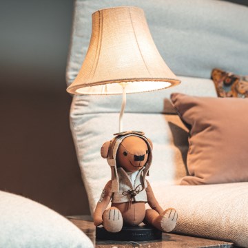 Happy Lamps - LED Dziecięca lampa stołowa CHARLES LED/5,4W/230V niedźwiedź