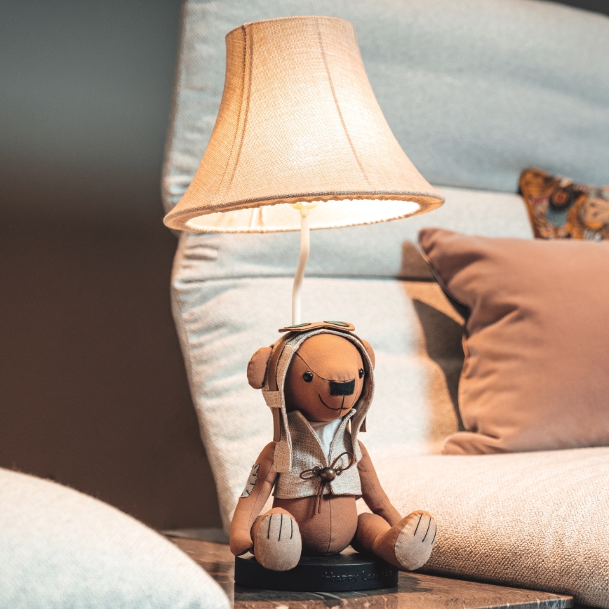 Happy Lamps - LED Dziecięca lampa stołowa CHARLES LED/5,4W/230V niedźwiedź