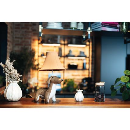 Happy Lamps - LED Dziecięca lampa stołowa WALDI LED/5,4W/230V jamnik
