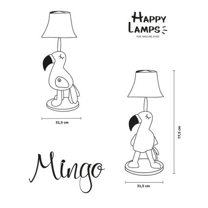 Happy Lamps - LED Lampa podłogowa dziecięca MINGO LED/5,4W/230V flaming