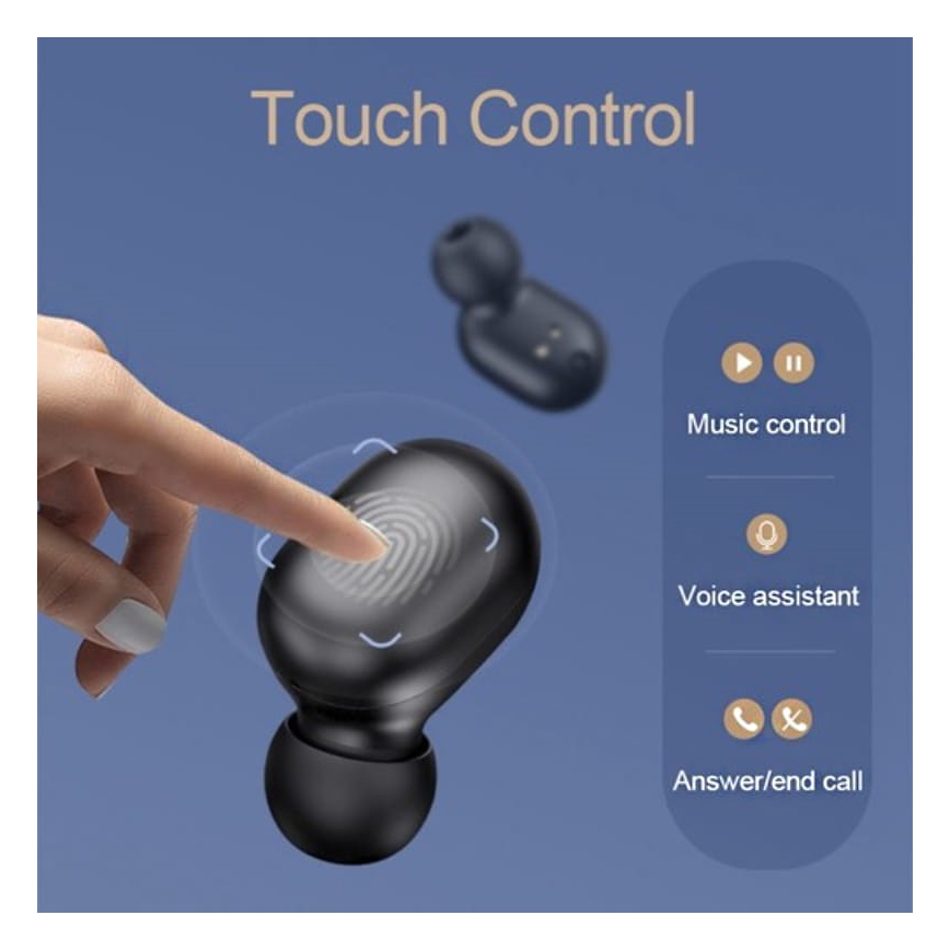 Haylou - Wodoodporne słuchawki bezprzewodowe GT1 Pro Bluetooth czarne