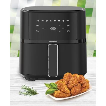 Heinner HAF-B4BK1500 - Frytkownica na gorące powietrze 4 l 1500W/230V czarna