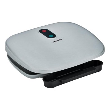 Heinner HEG-F1000SL - Grill kontaktowy 1000W/230V matowy chrom/czarny