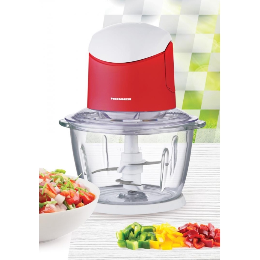 Heinner HMC-K500WHR - Rozdrabniacz 500W/230V czerwony