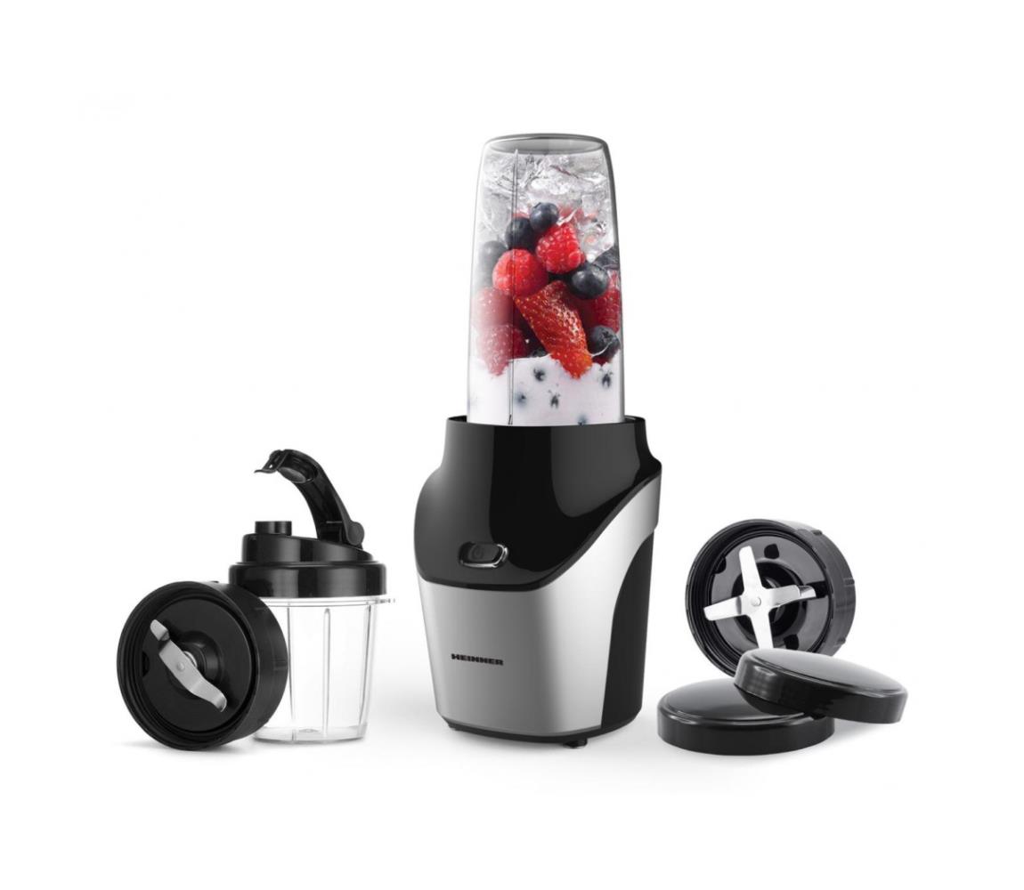Heinner HSB-T1000SS - Blender Nutri do smoothie 1000W/230V matowy chrom/czarny