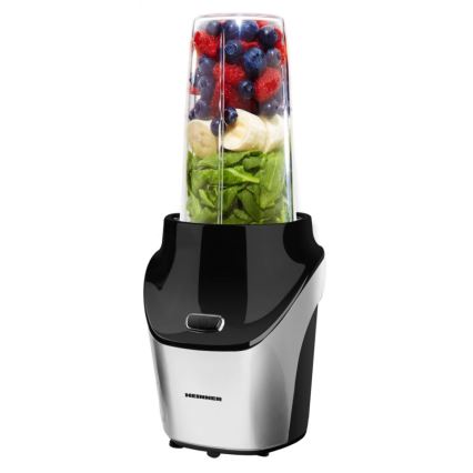 Heinner HSB-T1000SS - Blender Nutri do smoothie 1000W/230V matowy chrom/czarny
