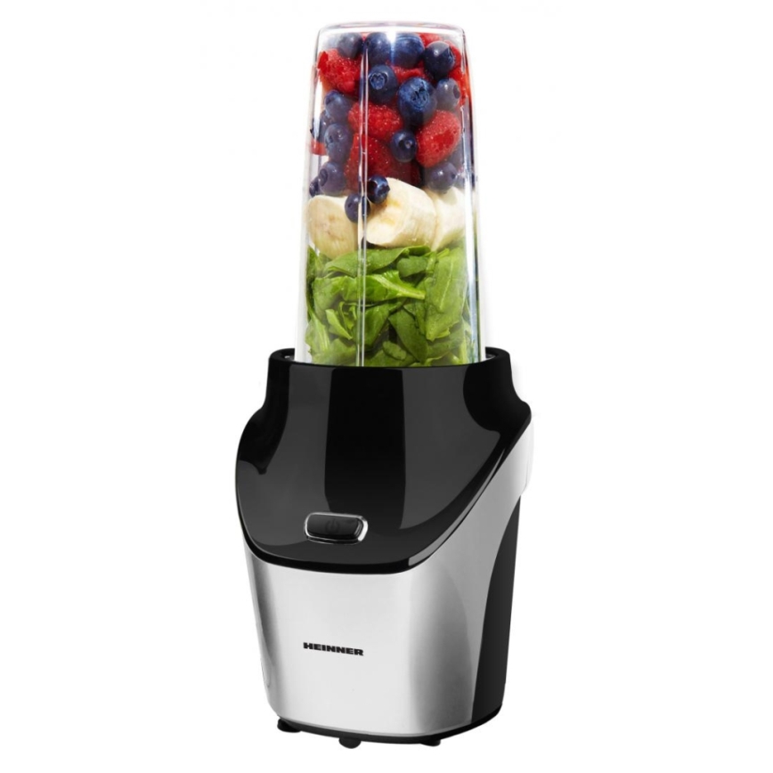 Heinner HSB-T1000SS - Blender Nutri do smoothie 1000W/230V matowy chrom/czarny