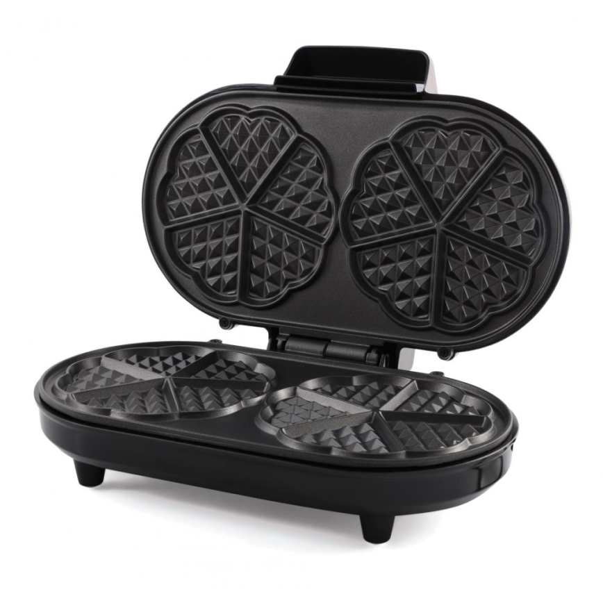 Heinner HWF-1000CR - Gofrownica 1000W/230V czarna/różowe złoto