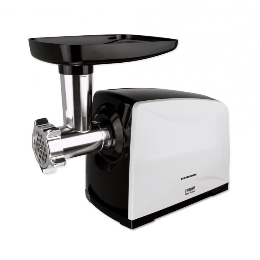 Heinner MG-2100BKWH - Maszynka do mielenia mięsa 2100 W/230 V czarna/biała