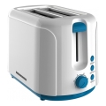 Heinner TP-750BL - Toster z dwoma otworami 750W/230V biały/niebieski