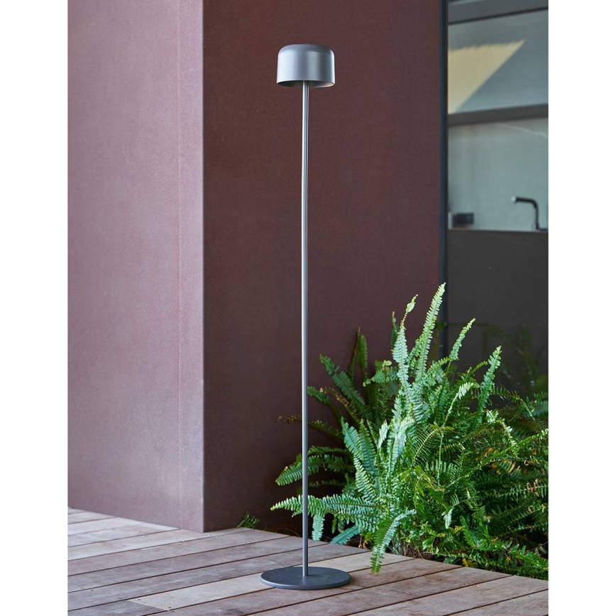 Hesperide - Lampa solarna LED BOLTY LED/3,7V 2600 mAh IP65 antracyt