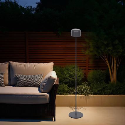 Hesperide - Lampa solarna LED BOLTY LED/3,7V 2600 mAh IP65 antracyt